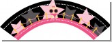 A Star Is Born!® Hollywood Black|Pink - Baby Shower Cupcake Wrappers