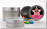 A Star Is Born Hollywood Black|Pink - Custom Baby Shower Favor Tins