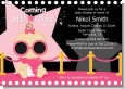 A Star Is Born!® Hollywood Black|Pink - Baby Shower Invitations thumbnail