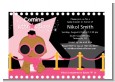 A Star Is Born Hollywood Black|Pink - Baby Shower Petite Invitations thumbnail