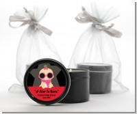 A Star Is Born!® Hollywood - Baby Shower Black Candle Tin Favors