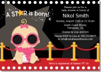 A Star Is Born!® Hollywood - Baby Shower Invitations