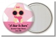 A Star Is Born Hollywood White|Pink - Personalized Baby Shower Pocket Mirror Favors thumbnail