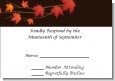Autumn Leaves - Bridal Shower Response Cards thumbnail