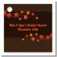 Autumn Leaves - Personalized Bridal Shower Card Stock Favor Tags thumbnail