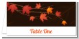 Autumn Leaves - Personalized Bridal Shower Place Cards thumbnail