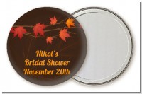 Autumn Leaves - Personalized Bridal Shower Pocket Mirror Favors