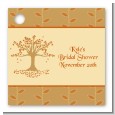 Autumn Tree - Personalized Bridal Shower Card Stock Favor Tags thumbnail