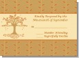 Autumn Tree - Bridal Shower Response Cards thumbnail