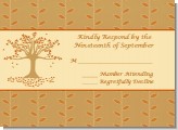 Autumn Tree - Bridal Shower Response Cards