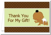 Baby Neutral African American - Baby Shower Thank You Cards