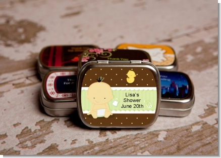 Baby Neutral Asian - Personalized Baby Shower Mint Tins