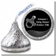 Baby Bling Pacifier - Hershey Kiss Baby Shower Sticker Labels thumbnail