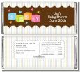 Baby Blocks - Personalized Baby Shower Candy Bar Wrappers thumbnail