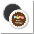 Baby Blocks - Personalized Baby Shower Magnet Favors thumbnail