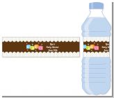 Baby Blocks - Personalized Baby Shower Water Bottle Labels