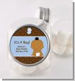 Baby Boy African American - Personalized Baby Shower Candy Jar thumbnail