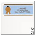 Baby Boy African American - Baby Shower Return Address Labels thumbnail
