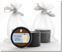 Baby Boy Asian - Baby Shower Black Candle Tin Favors