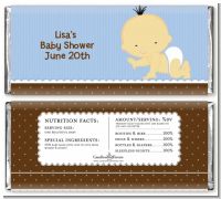Baby Boy Asian - Personalized Baby Shower Candy Bar Wrappers