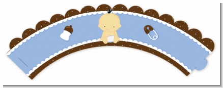 Baby Boy Asian - Baby Shower Cupcake Wrappers