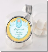 Baby Boy - Personalized Baptism / Christening Candy Jar