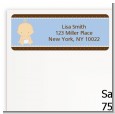 Baby Boy Caucasian - Baby Shower Return Address Labels thumbnail