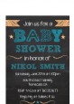 Baby Boy Chalk Inspired - Baby Shower Petite Invitations thumbnail