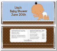 Baby Boy Hispanic - Personalized Baby Shower Candy Bar Wrappers