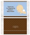 Baby Boy Caucasian - Personalized Popcorn Wrapper Baby Shower Favors thumbnail