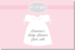 Sweet Little Lady - Personalized Baby Shower Placemats