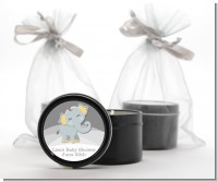 Baby Elephant - Baby Shower Black Candle Tin Favors