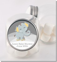 Baby Elephant - Personalized Baby Shower Candy Jar