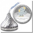 Baby Elephant - Hershey Kiss Baby Shower Sticker Labels thumbnail