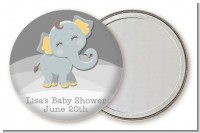 Baby Elephant - Personalized Baby Shower Pocket Mirror Favors