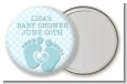 Baby Feet Baby Boy - Personalized Baby Shower Pocket Mirror Favors thumbnail