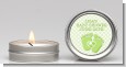 Baby Feet Baby Green - Baby Shower Candle Favors thumbnail