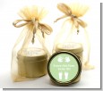 Baby Feet Pitter Patter Neutral - Baby Shower Gold Tin Candle Favors thumbnail
