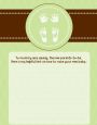 Baby Feet Pitter Patter Neutral - Baby Shower Notes of Advice thumbnail