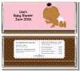 Baby Girl African American - Personalized Baby Shower Candy Bar Wrappers thumbnail