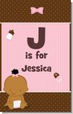 Baby Girl African American - Personalized Baby Shower Nursery Wall Art Baby Girl African American - Personalized Baby Shower Nursery Wall Art