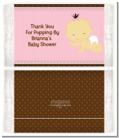 Baby Girl Asian - Personalized Popcorn Wrapper Baby Shower Favors