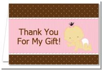 Baby Girl Asian - Baby Shower Thank You Cards