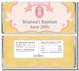 Baby Girl - Personalized Baptism / Christening Candy Bar Wrappers thumbnail