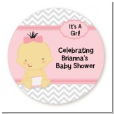 Baby Girl Caucasian - Personalized Baby Shower Table Confetti