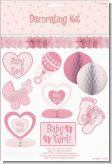 Baby Girl 10 Piece Decorating Kit Baby Girl 10 Piece Decorating Kit