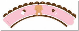 Baby Girl Hispanic - Baby Shower Cupcake Wrappers