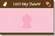 Baby Girl Caucasian - Personalized Baby Shower Placemats thumbnail