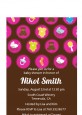 Baby Icons Pink - Baby Shower Petite Invitations thumbnail