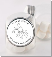 Baby is Blooming - Personalized Baby Shower Candy Jar